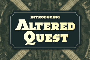 Altered Quest Typeface for Bold Campaigns