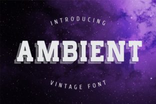 Ambient Typeface: Bold Display Fonts for Web Design