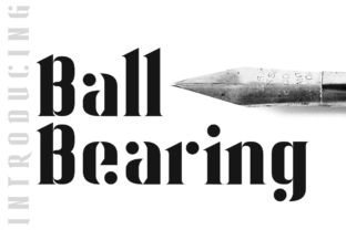 Ball Bearing Typeface for Modern Web Design