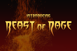 Beast of Rage: A Bold Display Typeface for Brands