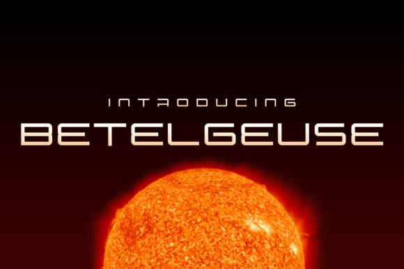 Betelgeuse: The Elegant Typeface for Branding