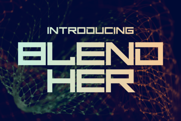 Blend Her: A Striking Display Font for Modern Campaigns