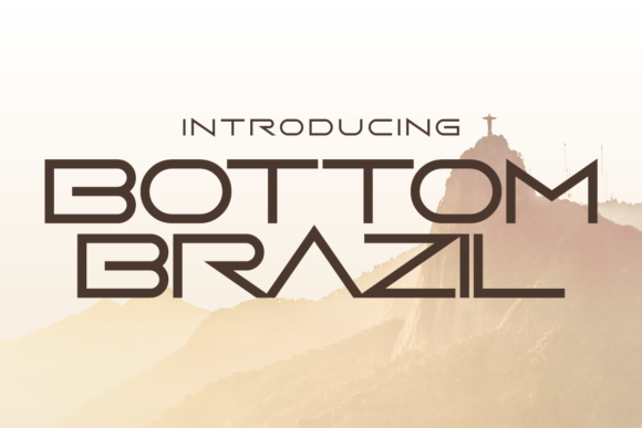 Bottom Brazil Typeface for Makers