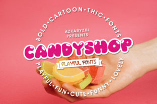 Candyshop Display Font for Playful Web Design