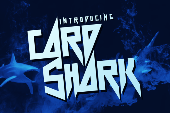 Card Shark: A Bold Display Typeface for Editorial Impact