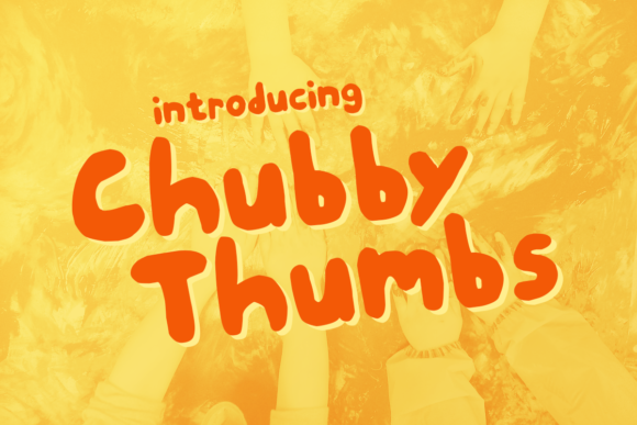 Chunky Thumbs Typeface for Bold Editorial Design