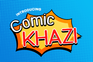 Comic Khazi Typeface for Branding