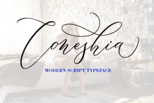 Coneshia: A Luxurious Script Font for Elegant Branding
