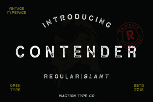 Contender Typeface for Bold Business Branding