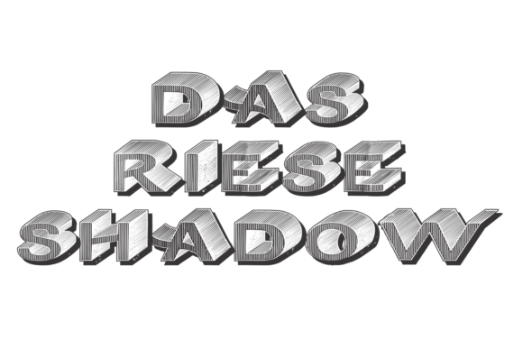 Das Riese Shadow Typeface for Editorial Design