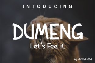 Dumeng Typeface: A Modern Display Font for Makers