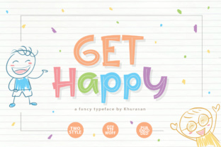 Get Happy: A Playful Display Typeface for Branding