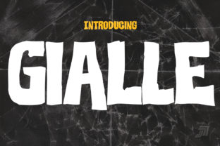 Gialle Family: Cinematic Display Fonts for Web Design