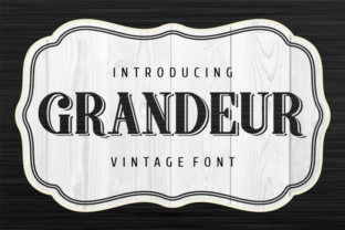 Grandeur Typeface: Modern Display Fonts for Editors