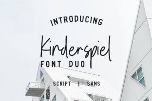 Kinderspiel Duo: A Signature Script Font for Web Design