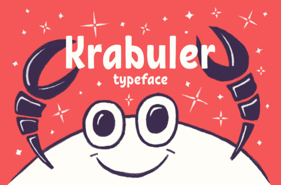 Krabuler: A Cheerful Handwritten Typeface for Brands