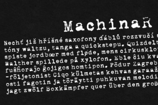 MachinaR Display Typeface for Bold Campaigns