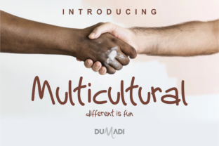 Multicultural Typeface for Friendly Branding