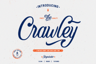 The Crawley Duo: Vintage Script Font for Makers