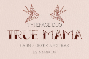 True Mama Display Font for Bold Web Design