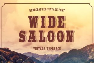 Wide Saloon: A Bold Display Typeface for Marketers